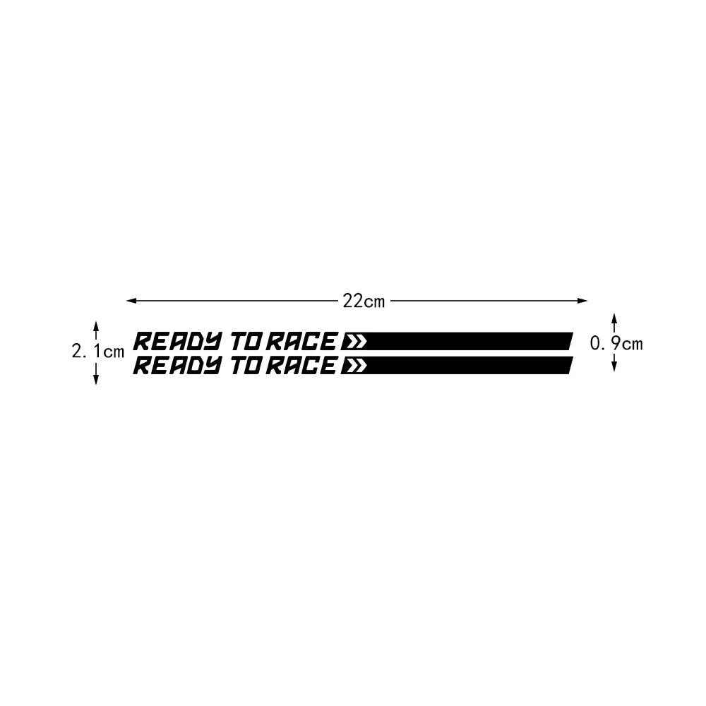 READY TO RACE Reflective Motorcycles Motorcross Stickers Decor Motor Bike Body Fuel Tank Decal Accessories for KTM  Adventure