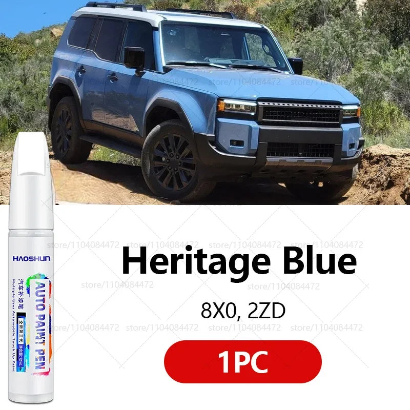 Car Paint Repair Pen Paint Scratch Repair Accessories Black 202 Blue 8X0 White 040 089 For 1951-2025 Toyota Land Cruiser