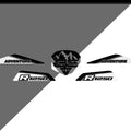 Motorcycle Stickers Adventure Front Beak Fairing Extension Wheel Extender Cover Decal For BMW R1250GS LC ADV R 1250 GS HP