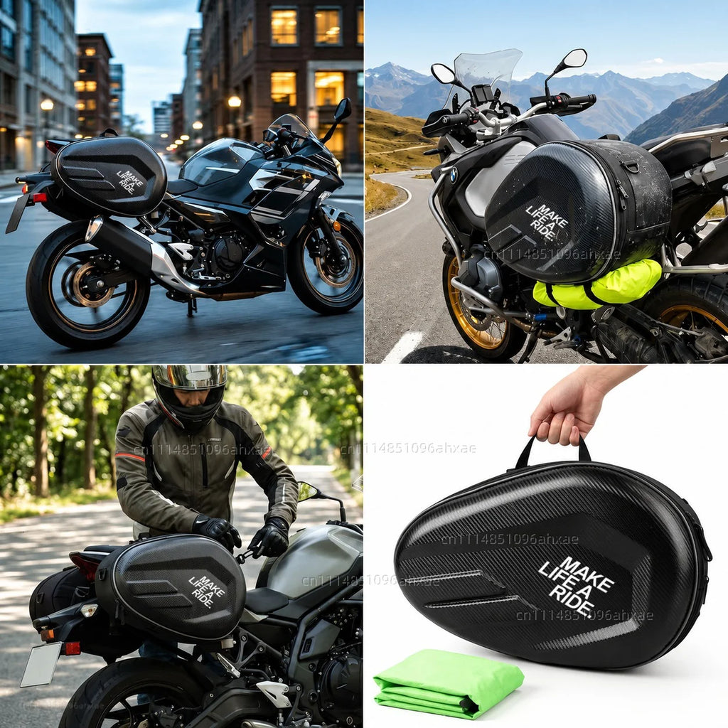 For BMW R1200GS R1250GS R 1200GS R1250 GS R 1250 LC ADV 2PCS Motorcycle Pannier Bags Luggage Saddle Bags Side Storage Fork
