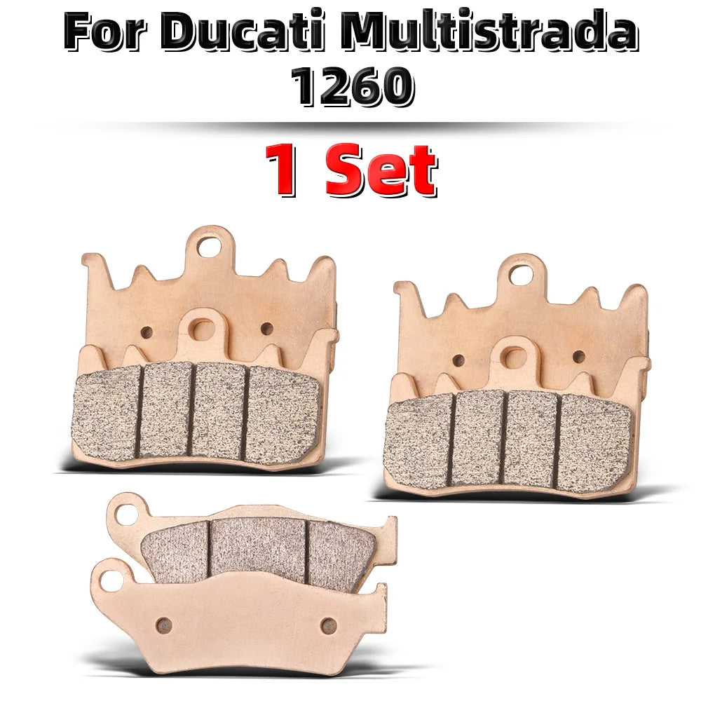 MRRANGT Motorcycle Metal Sintered Brake Pads Fit For Ducati Multistrada 950 S 1260 Panigale EVO 1098 1198 848 07-12 1199 12-15