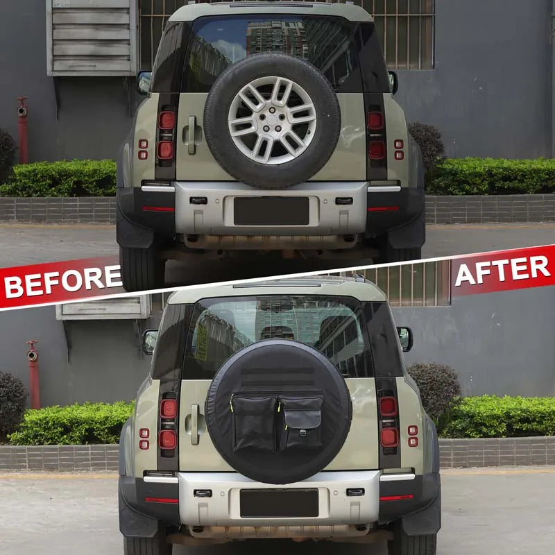 For Land Rover Defender 90 110 130 2020 2021 2022 2023 2024 2025 Car Rear Spare Tire Protective Cover Car Accessories