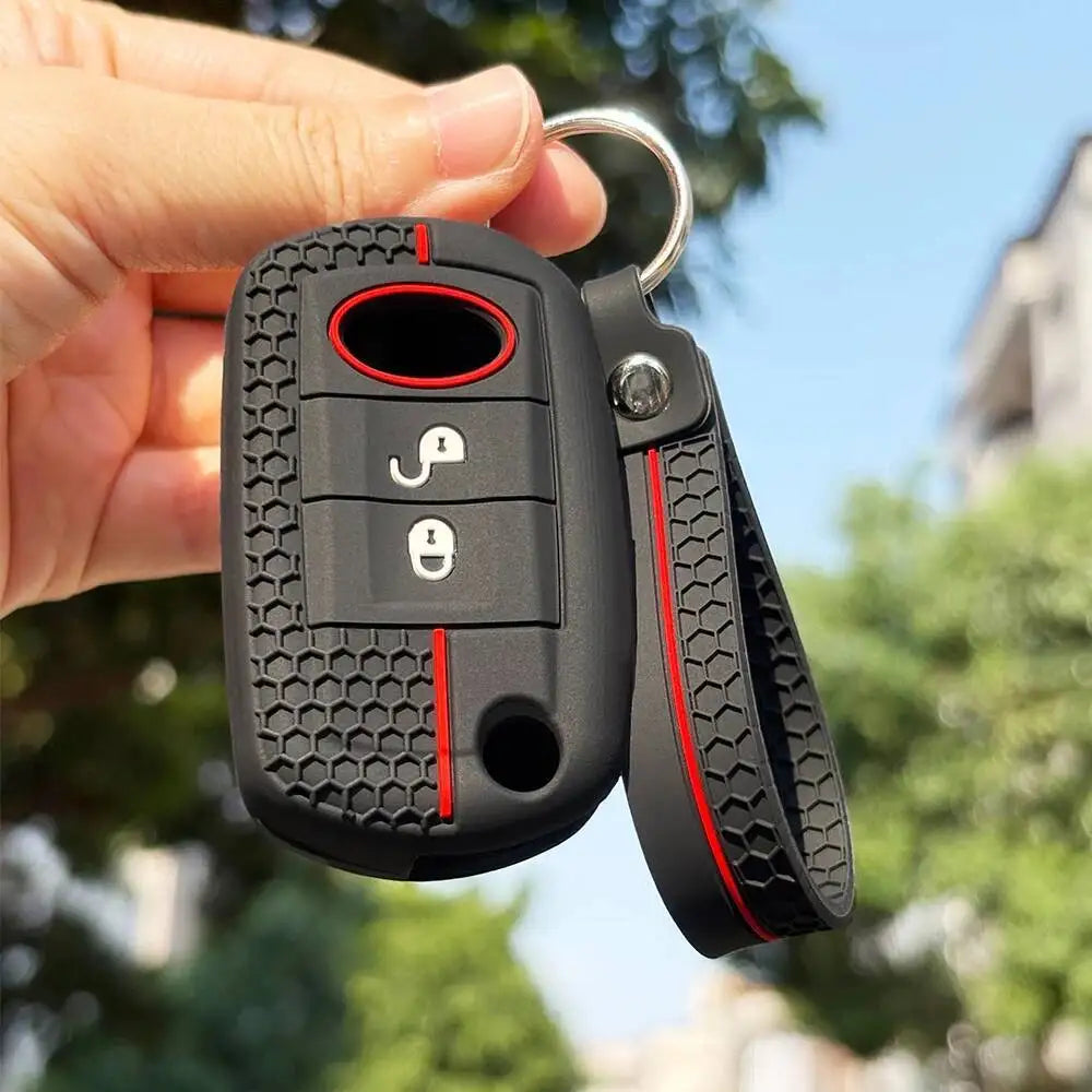 Keychain Full Protect For Land Rover Discovery Freelander Range Rover 45 Velar Defender Range R Evoque Silicone Key Case