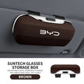 For BYD Leopard 8 Dolphin Atto 3 Han Seal U Tang Song Yuan Accessories Car Visor Sunglasses Glasses Case Glasses Holder Clip Box