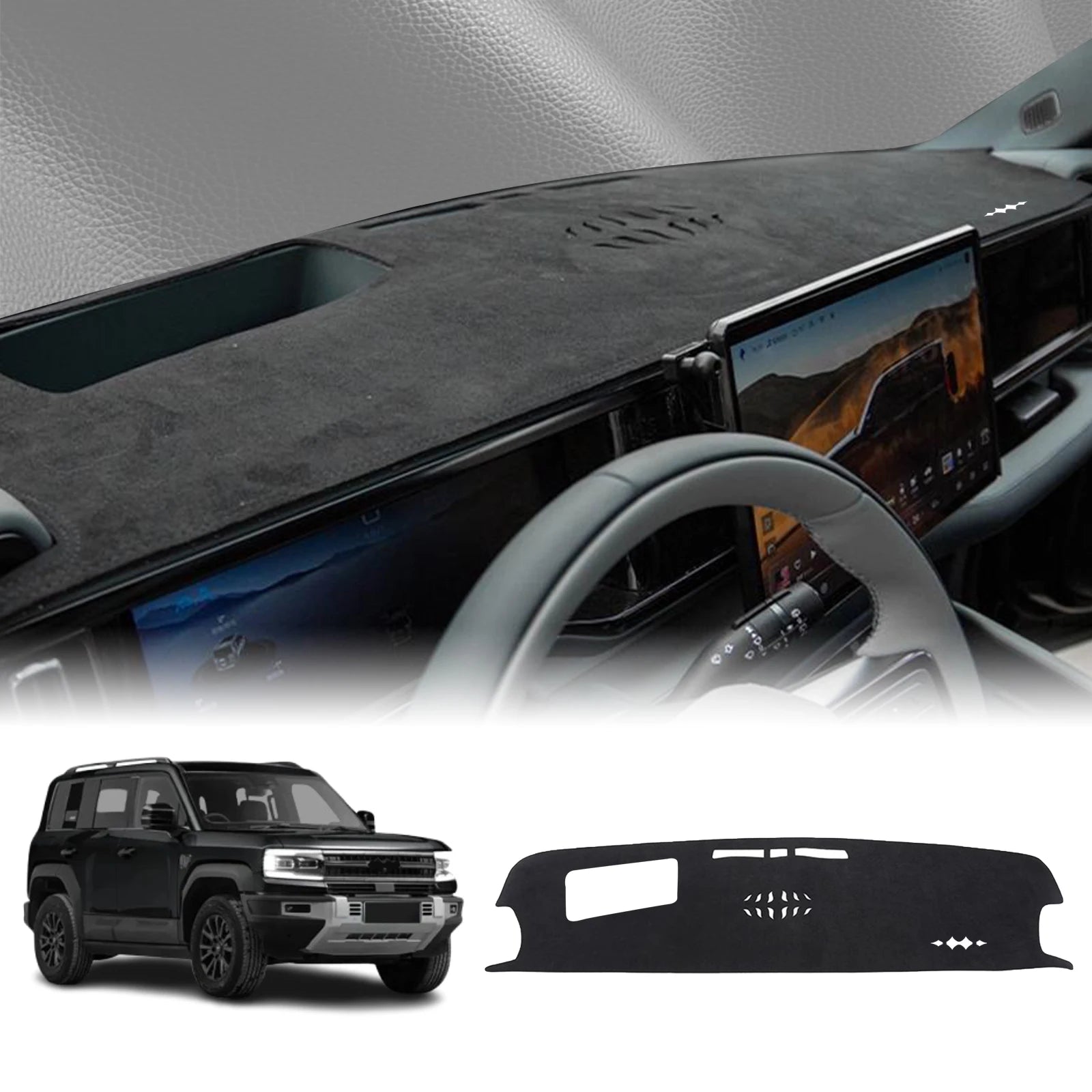 fit for BYD Formula Leopard 5 2025 2026 DENZA B5 Car Dashmat Dashboard Cover Pad DashMat Sunshade Protective Carpet Accessories