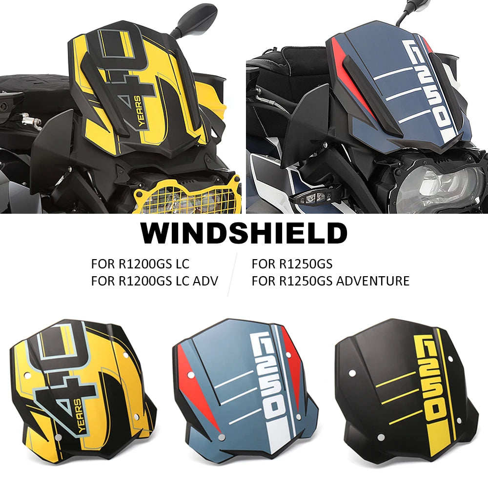 New Motorcycle Windshield Windscreen Screen Glass For BMW R1200GS LC R 1200 GS LC ADV ADVENTURE R1250GS R 1250 GS Adventure