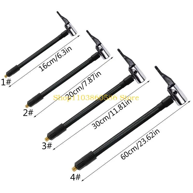 242A Tire Inflator Hose Tyre Hose Portable Air Compressor Pipe for Car Motorbike