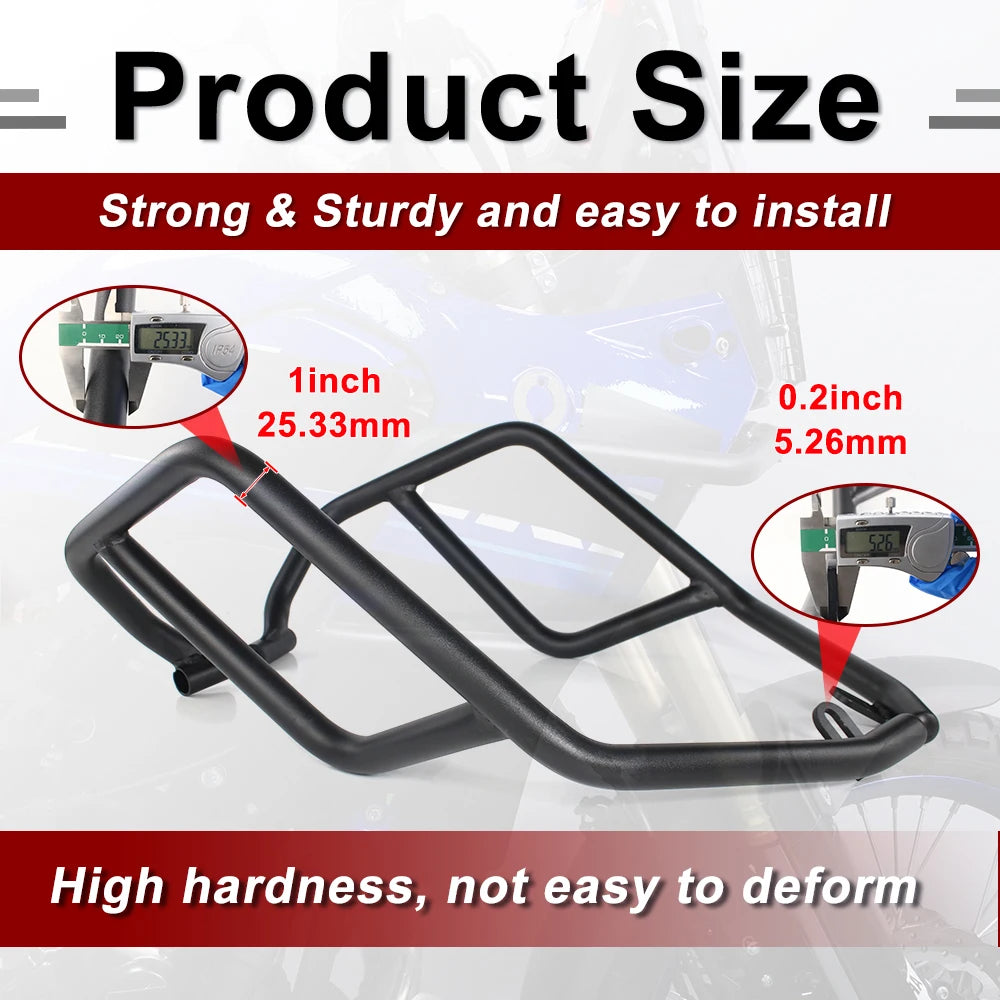 Motorcycle Fit For Yamaha Tenere 700 2019 2020 2021 2022 2023 2024 Bumper Upper Crash Bar Extensions Engine Guard Protector