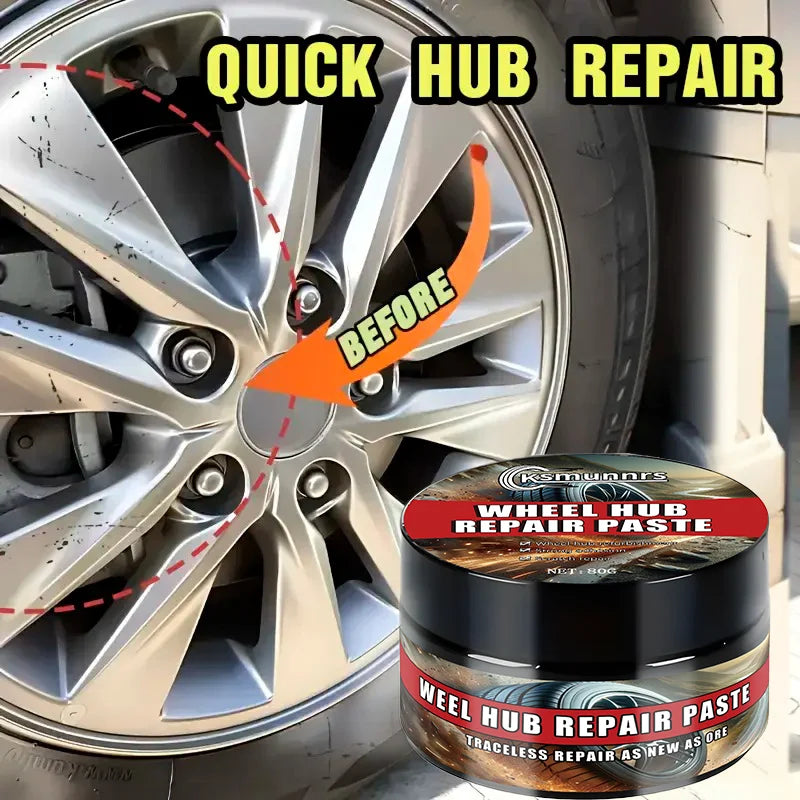 NEW 1 Piece Universal Wheel Repair Set - Alloy Rim Scratch Polishing Paste, Car Wheel Care Polishing Cream, Alloy Spoke Scratch