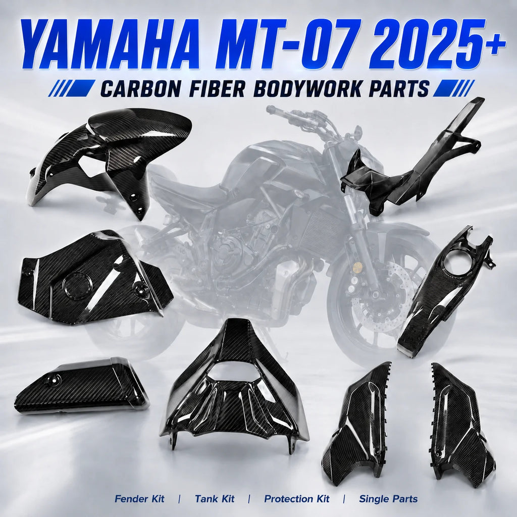 Bodywork Fairing Kit Options Carbon Fiber Fender Panel Cover Set Upgrade for Yamaha MT07 MT-07 2025+ Motorcycle Accessories