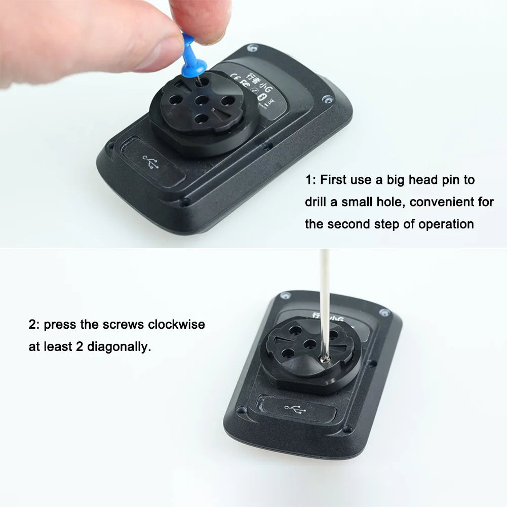 Bicycle Computer Bracket Fixed Base Repair Parts Bicycle Computer Replacement Mount Repair Parts for Garmin Replacement