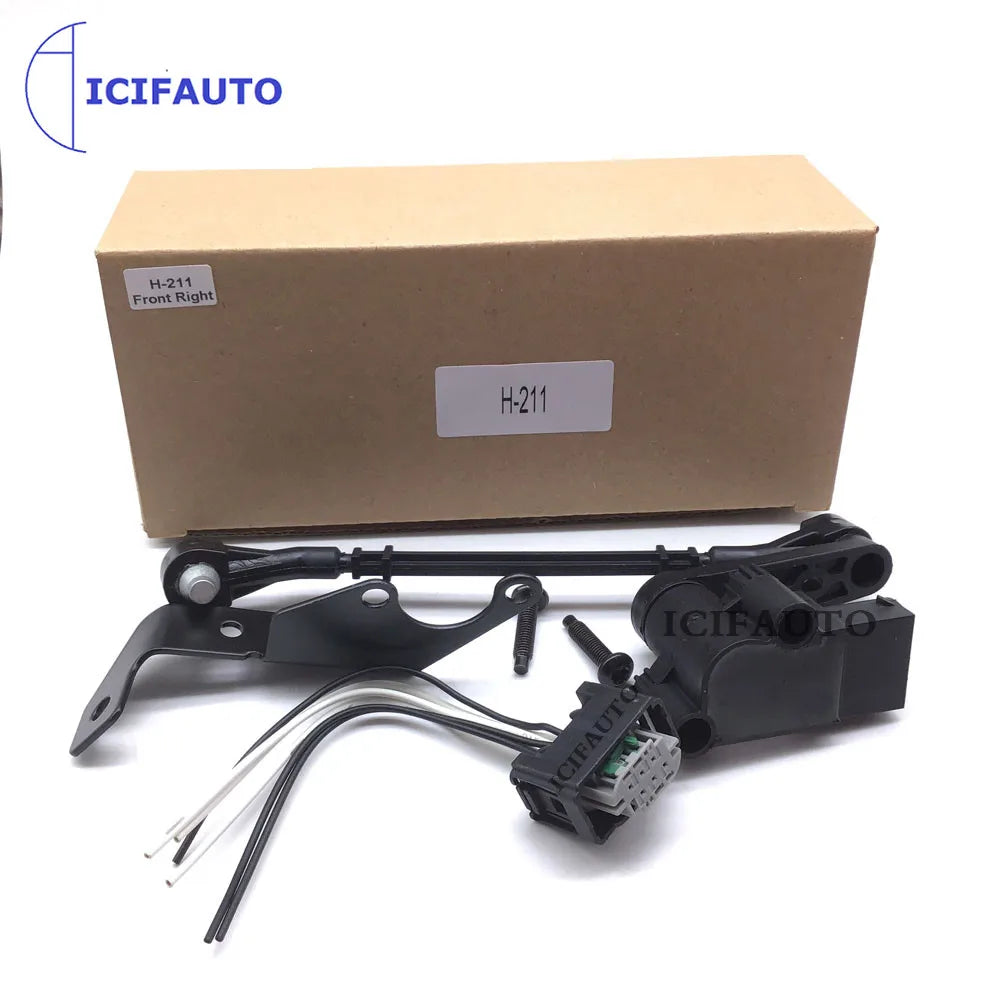 LR020627 Front Right Suspension Height Level Sensor+Connector for Range Rover L322 02-12 OE# RQH500421, RQH500420, RQH000121
