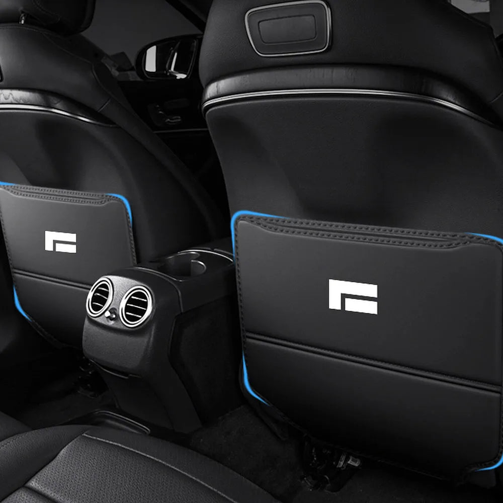 2 Pcs Seat Back Anti Kick Pad Fit For Rox Adamas 2025 2026 Leather Protective Pad Interior Modification Supplies