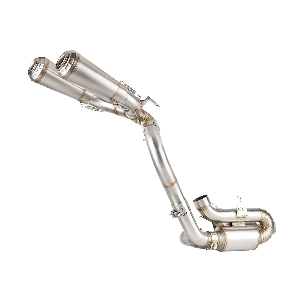 For Ducati Panigale V4 2022 2023 2024 Panigale V4S Escape Slip-on Motorcycle High Mount Exhaust Muffler With Link Pipe Underseat