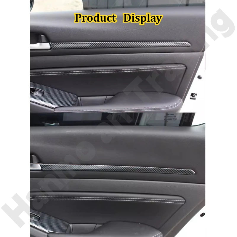 for Nissan Altima 2019 2020~2025 Door armrest panel frame/glass lift decorative sticker/interior modification