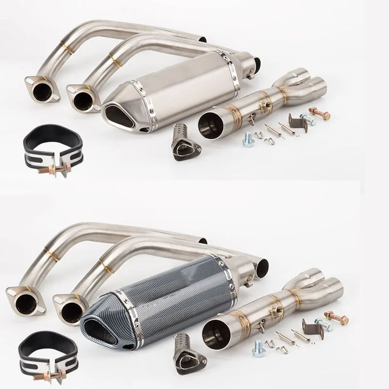 MT07 Exhaust Motorcycle Exhaust Full System For YAMAHA MT-07 FZ-07 2014 - 2023 TRACER 7/GT 2020-2023 TRACER 700/GT 2016-2019