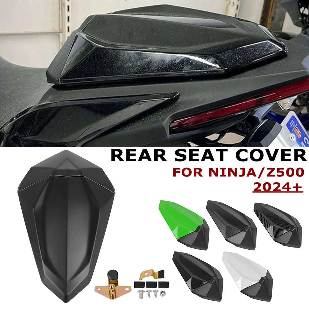 For Kawasaki Ninja500 Z500 Ninja 500 Z 500 SE 2024-2026 Motorcycle Rear Seat Cover Rear Passenger Pillion Seat Cowl Tail Fairing