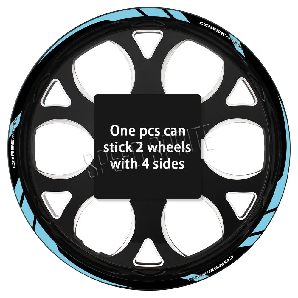 Wheel Sticker Rim Decal Hub Stripe Tape Accessories For Ducati monster 696 821 937 diavel multistrada 1260 1200 panigale v4 848