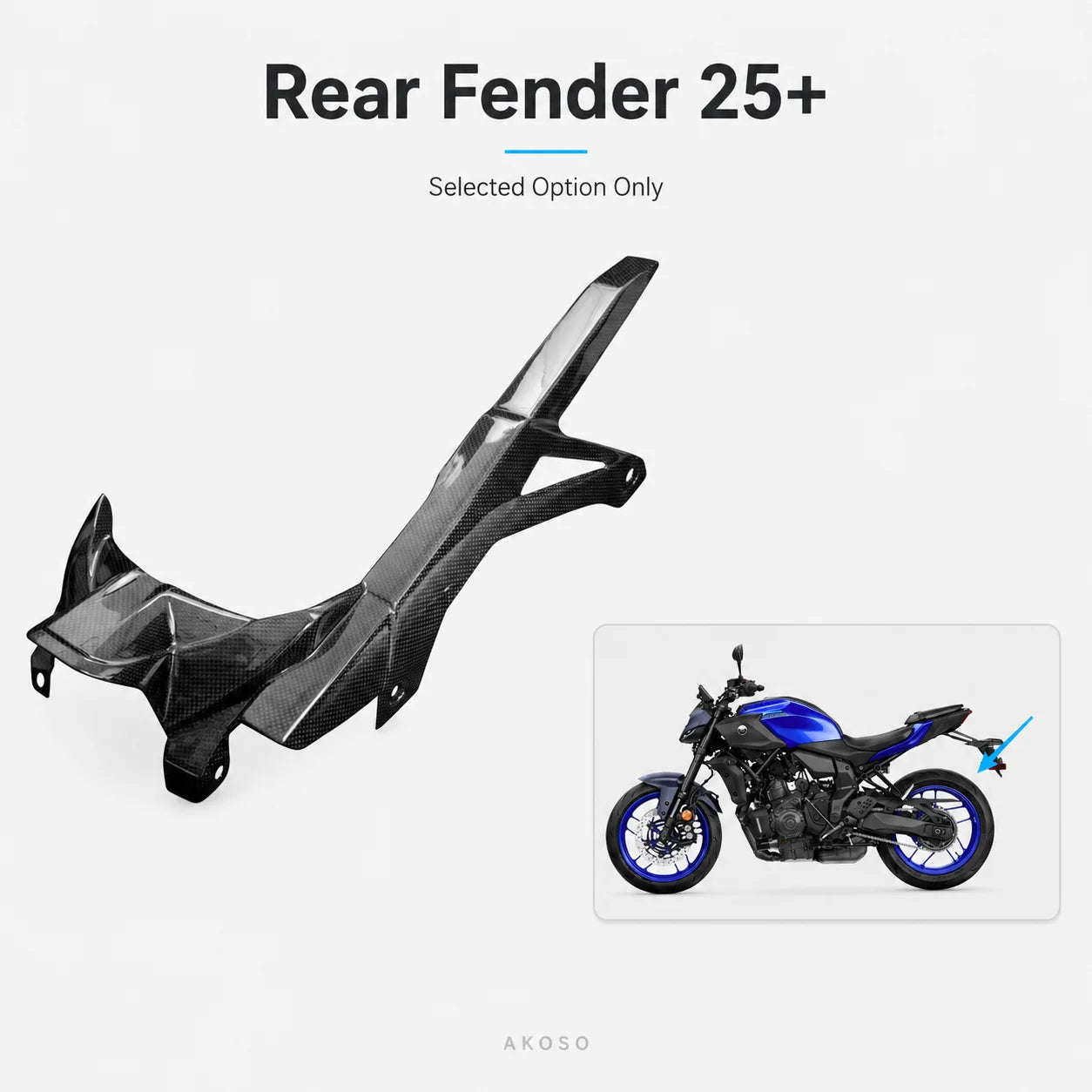 Bodywork Fairing Kit Options Carbon Fiber Fender Panel Cover Set Upgrade for Yamaha MT07 MT-07 2025+ Motorcycle Accessories