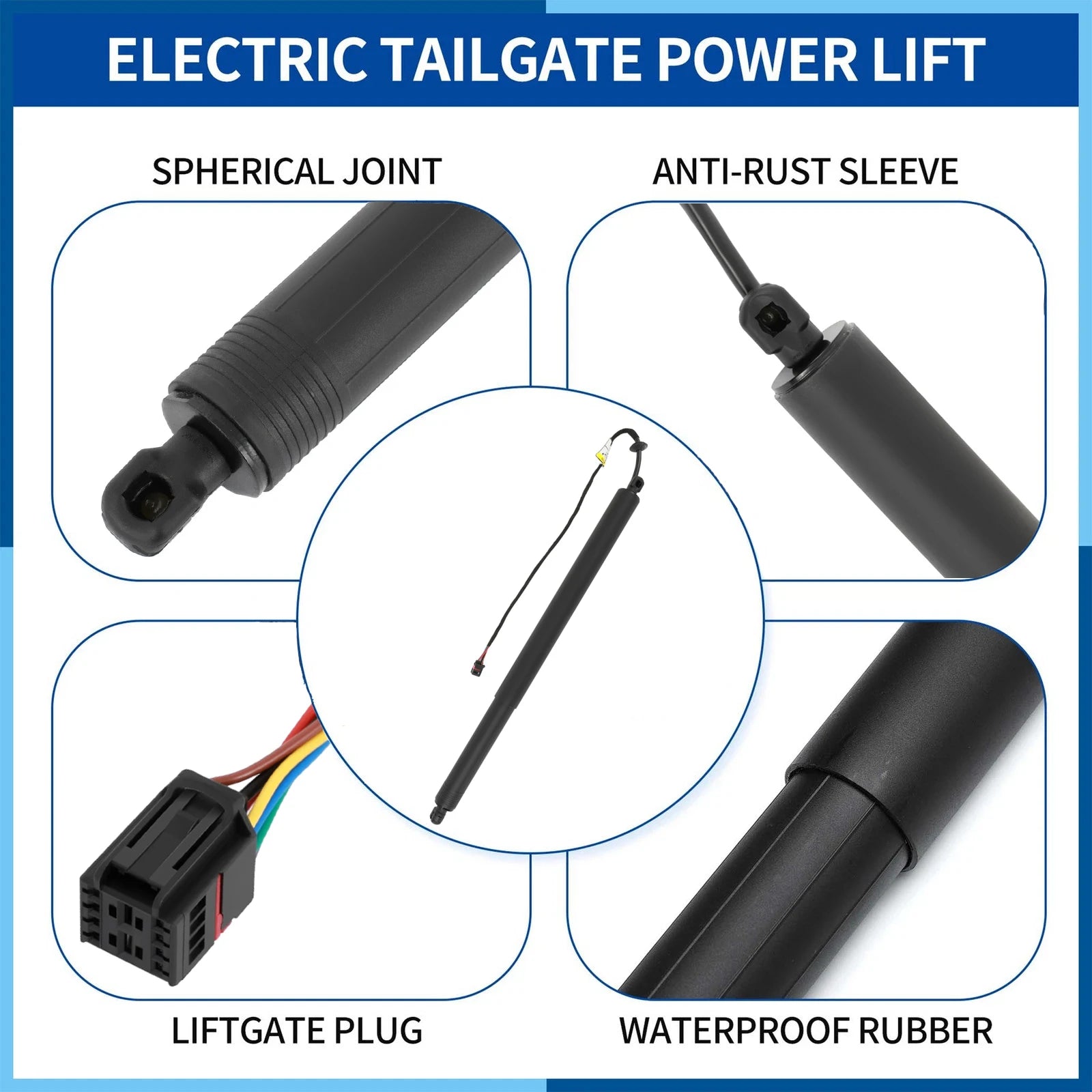 For 2017-2020 L462 RANGE ROVER Discovery 5 Tailgate Support Rod Rear Tailgate Strut Electric Support Struts LR083139 LR083138