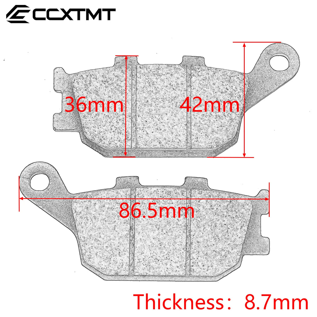 Motorcycle Rear Disc Brake Pads for Yamaha MT-07 MT-09 MT-10 2010-2021 YZF R1 R6 YZF600 YZF R6S 2003-2009 FZ 07 09 10 2014-2017