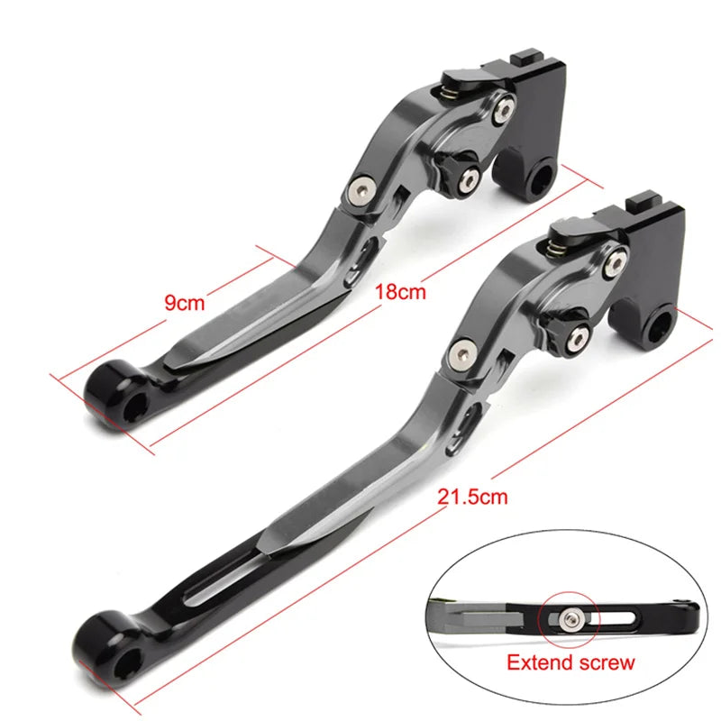For YAMAHA MT-07 FZ-07 MT 07 FZ07 MT07 FZ 07 2014-2025 Motorcycle CNC Adjustable Folding Extendable Brake Clutch Levers Handle