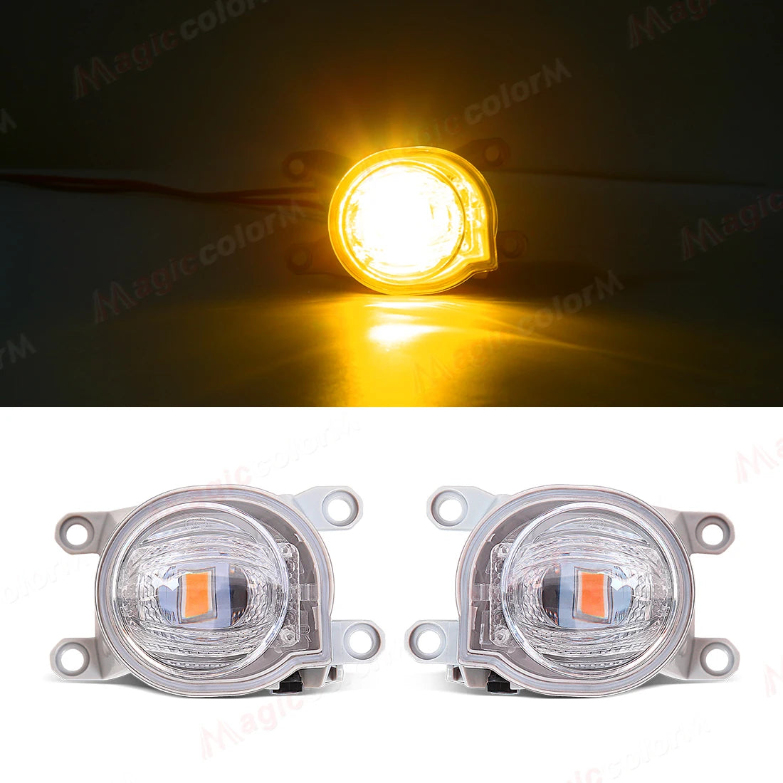 Car Fog Lamp Assembly For Toyota CHR Levin Corolla L XLE Hatchback Yaris Fortuner Hilux Revo 2019 2020 2021 2022 Headlight White