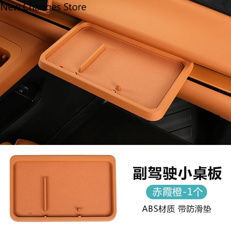 For Leapmotor C10 Co-pilot Small Table Board Central Control Black Technology Storage Box Decoration Modification Accessories