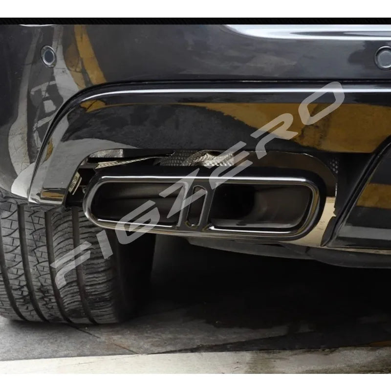 Exhaust Tailpipe Trim Frame Quad Exhaust for Land Rover Range Rover Sport 2023 2024 2025