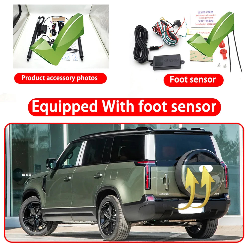 for Rox Polestones 01 Adamas 2023 2024 2025 2026 Smart Automatic Powered Tailgate Electric Power Tailgate Lift Kit Key Close