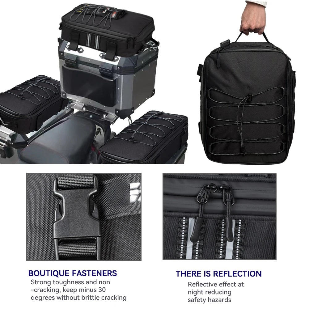 Top Bag Motorcycle For BMW R 1200 1250 GS LC F650GS ADV Adventure Top Box Panniers Bag Case Luggage Bags Waterproof