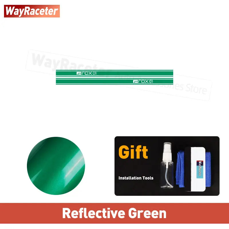 2 Pcs/Set Door Side Stripes Sticker Carbon Fiber Vinyl Decal For Polestones 01 ROX 01 2025 2026 2023 2024 Accessories
