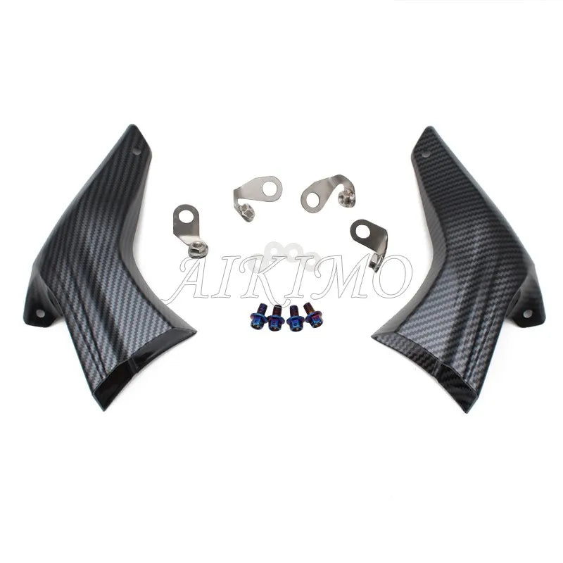 Universal motorcycle Brake System Air Cooling  ABS plastic Ducts + Mounting kit For Ducati Panigale V4 V4R V4S 899 959 1199