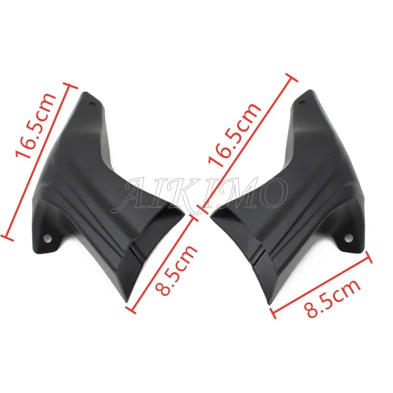 Universal motorcycle Brake System Air Cooling  ABS plastic Ducts + Mounting kit For Ducati Panigale V4 V4R V4S 899 959 1199