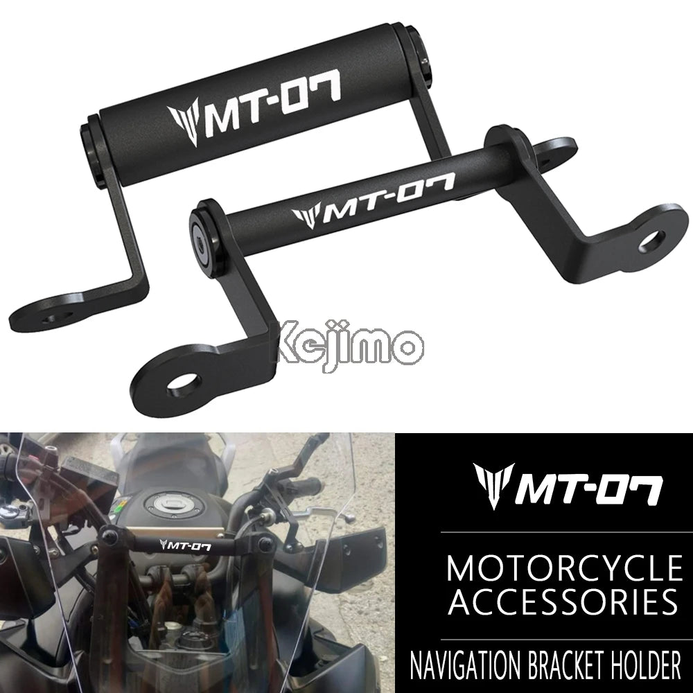 12/22MM For Yamaha Tracer 7 700 GT MT-07 Tracer700GT Phone Holder Stand GPS Navigation Plate Bracket MT07 Motorcycle Accessories