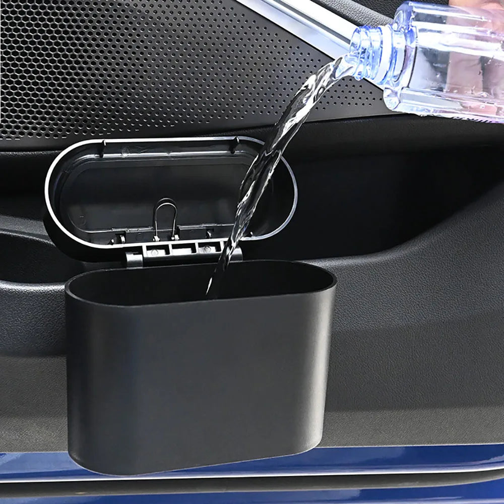 Hanging Car Trash Can Vehicle Garbage Dust Case Storage Box For BAIC JISHI Rox Adamas 2026 Square Pressing Trash Bin Accessories