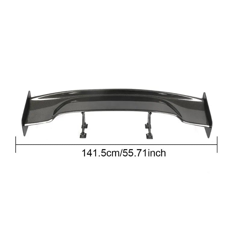 Carbon Fiber Universal 57" Rear Trunk GT Wing Spoiler for Mercedes for Audi for BMW for VW for Porsche