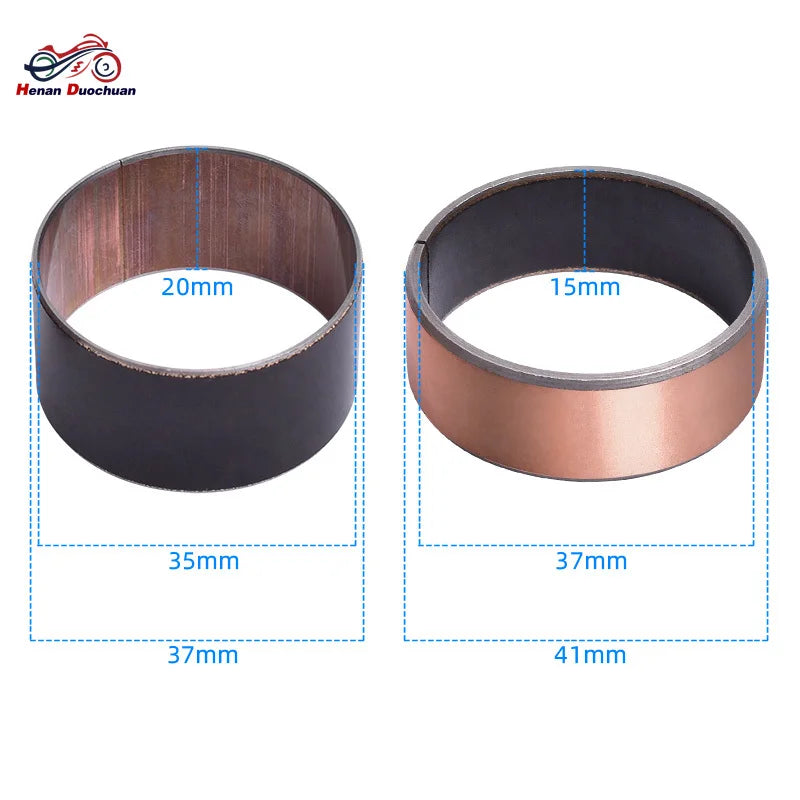 Motorcycle Front Fork Absorber Rail Bushings Copper for KAWASAKI NINJA Z 300 NINJA300 Z300 ABS 2013-2018 44065-0058 44065-0070
