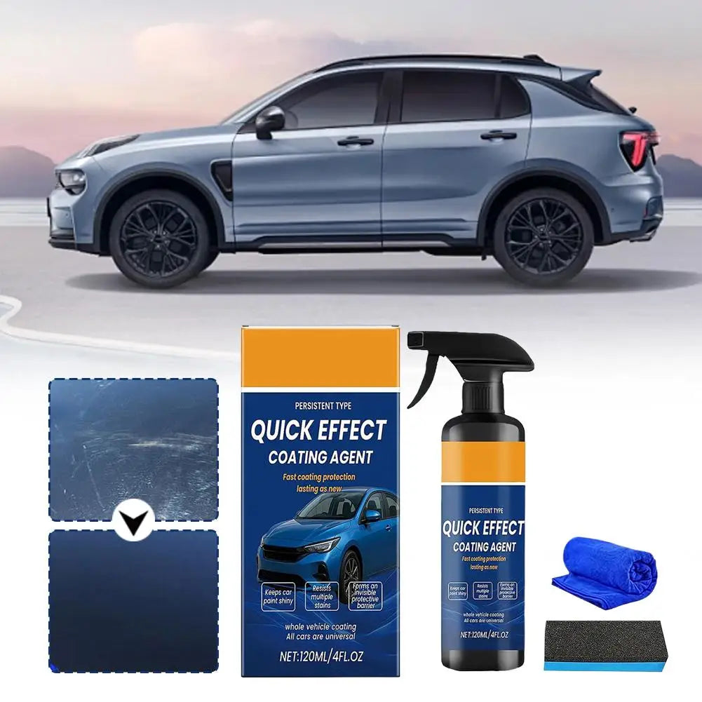 Automotive Paint Coating Agent Spray 120ml Ceramic Shine Liquid Polish Nano Protection Shield for Car Exterior Care Tools 1/5PCS