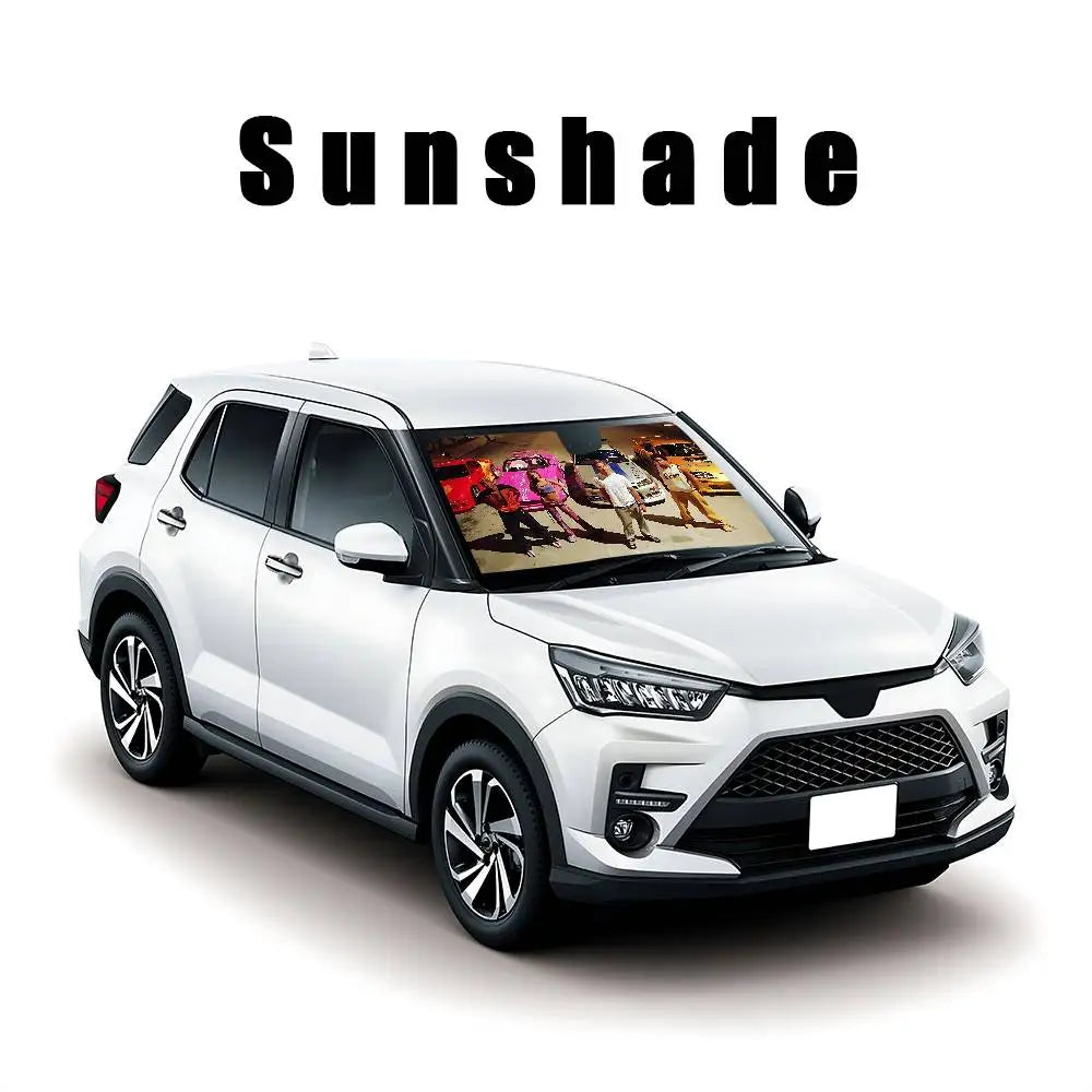 Cool The F-fast And The F-furious Stylish And Trendy Windshield Sunshade, Car Windshield Cover, Car Sunshade Curtain