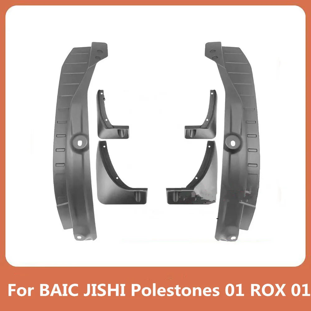 BAIC Jishi Rox 01 2023 2024 2025 2026 Mudguard Soft Mud Barrier Mudguard Water Barrier Rear Wheel Lining Mud Barrier