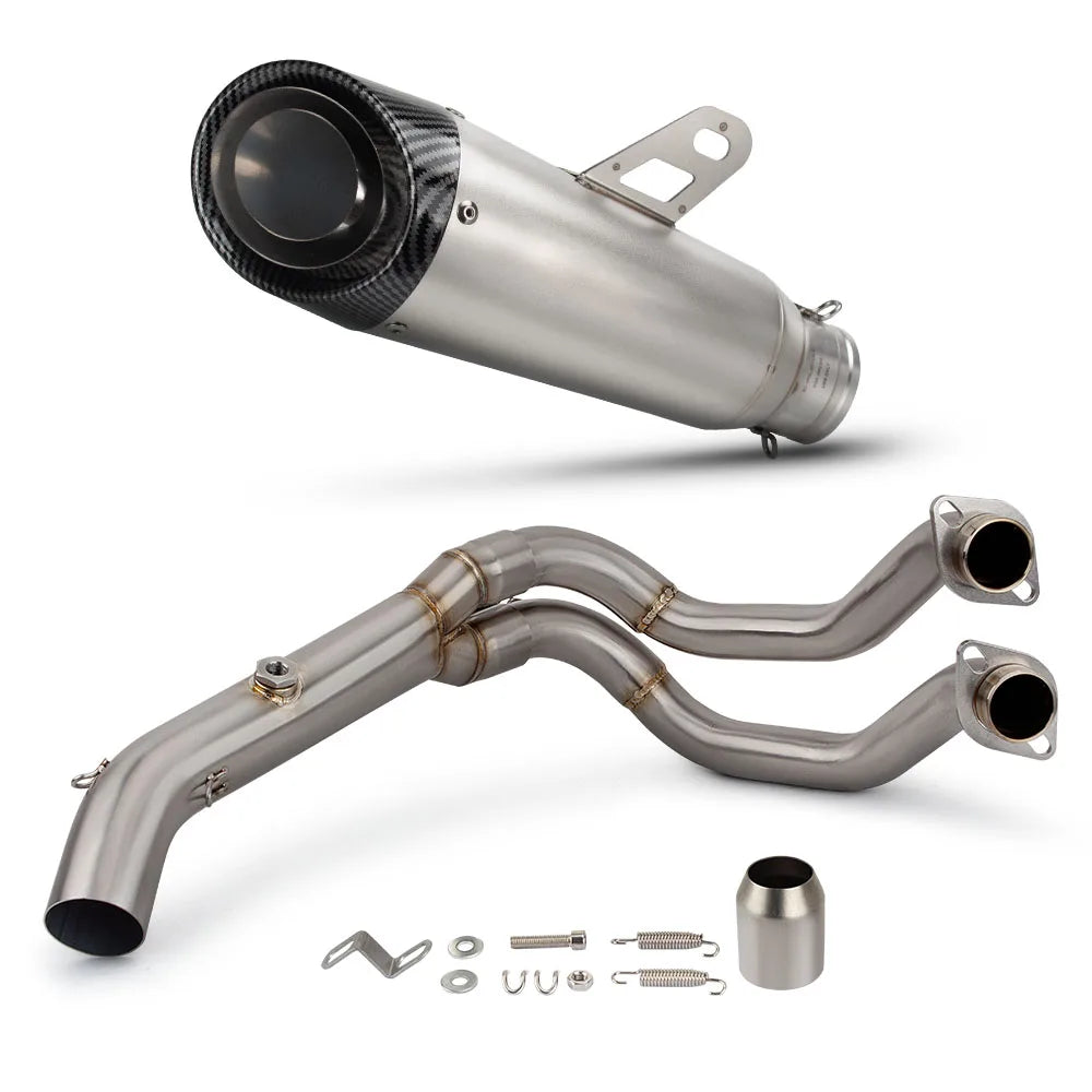 Motorcycle Exhausts Pipe Kit For Kawasaki Ninja650 Ninja 650 KRT Z650 2017-2023 Sport Racing exhaust System Project Muffler