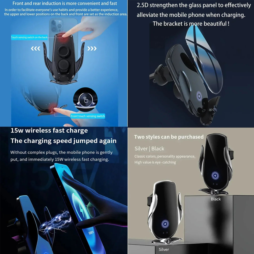 for Polestone 01 Rox 01 Car Phone Holder Screen Fixed Navigation Bracket Base Wireless Charging