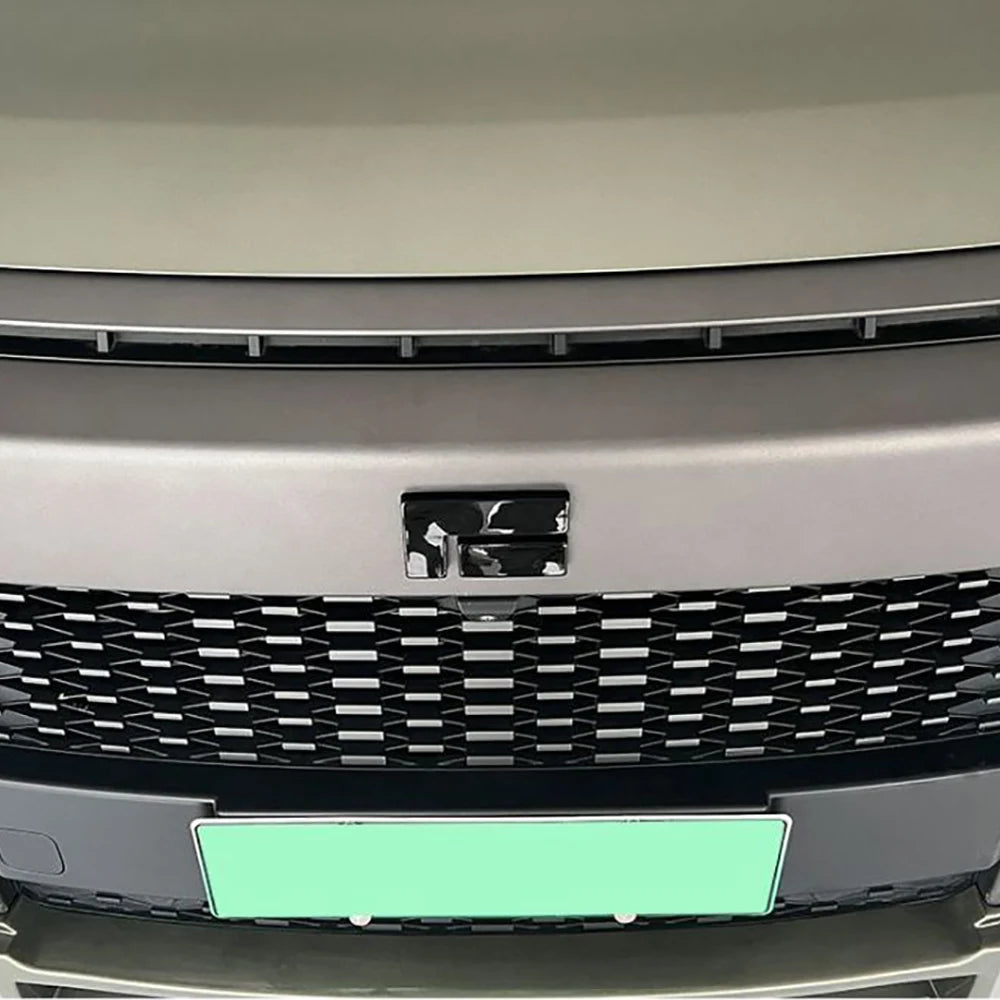Blackened Emblem Steering Wheel Hub Cover Fit for BAIC Jishi Polestone 01 Rox 01 2023-2026 Spare Tire Cover Warrior Black Emblem