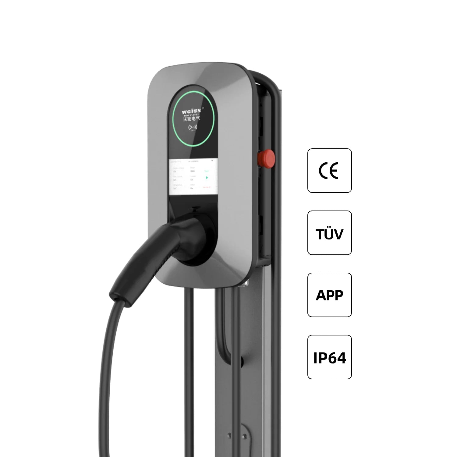 22kW AC Home Charging Pile Ev Wallbox BYD AC Charger