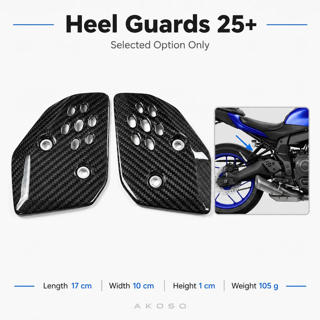 Bodywork Fairing Kit Options Carbon Fiber Fender Panel Cover Set Upgrade for Yamaha MT07 MT-07 2025+ Motorcycle Accessories