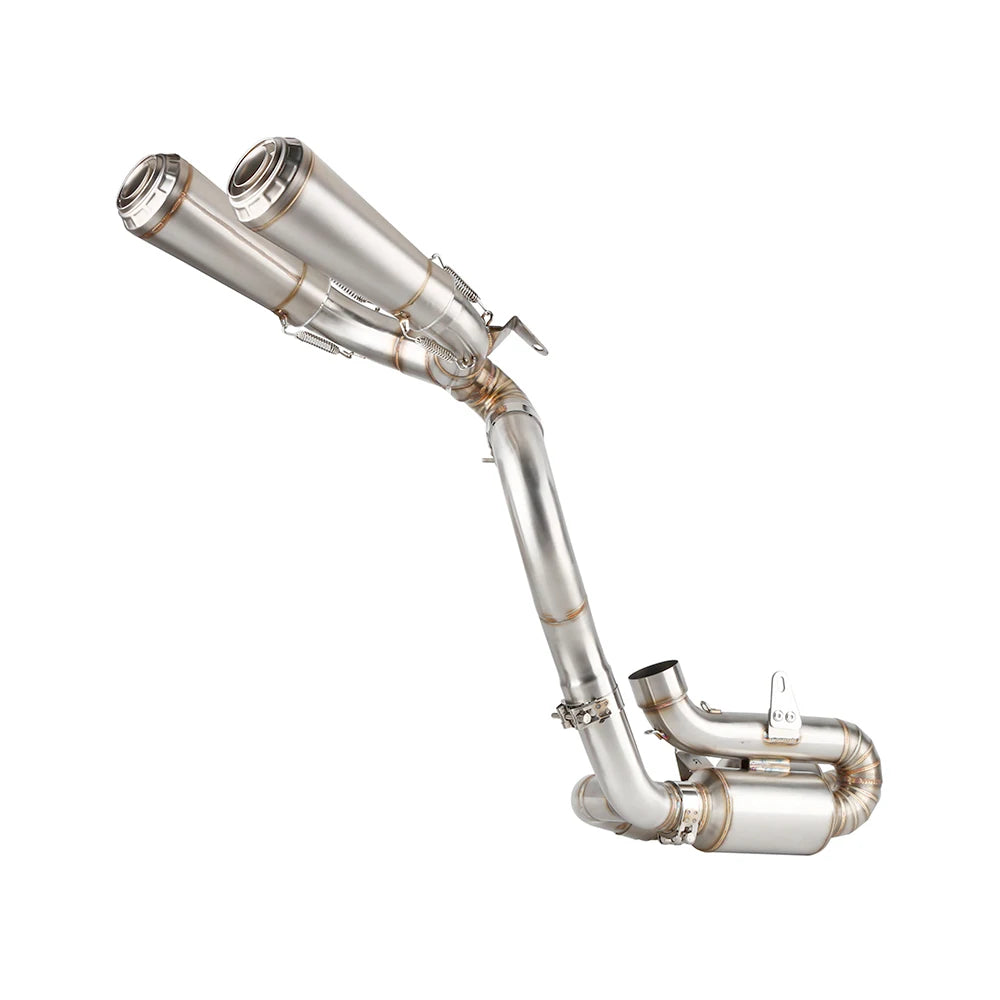 For Ducati Panigale V4 2022 2023 2024 Panigale V4S Escape Slip-on Motorcycle High Mount Exhaust Muffler With Link Pipe Underseat