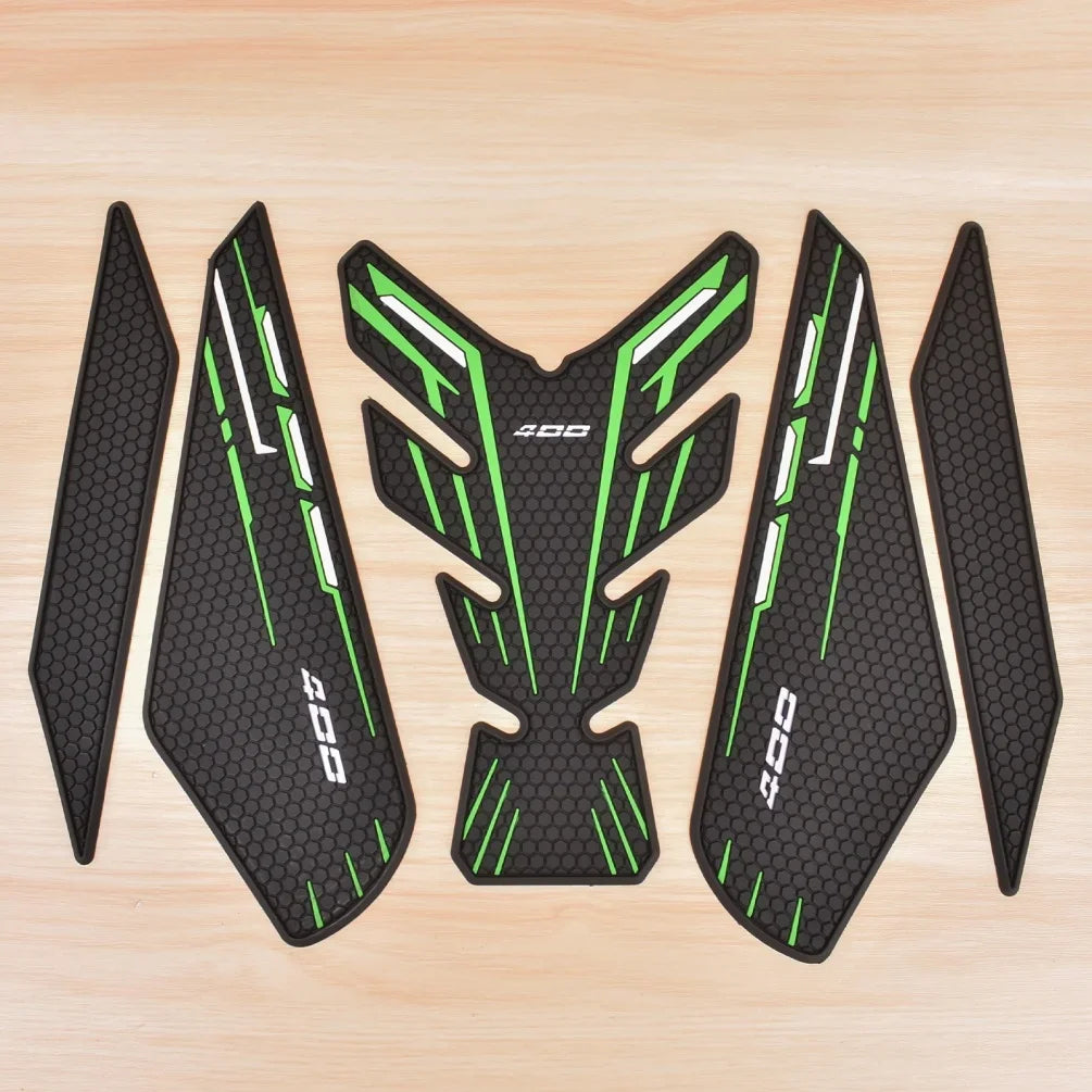 Fuel Tank Protector Stickers For Kawasaki Ninja 400 2019-2024 Ninja400 Z400, Motorcycle Protection Kit, Knee Protection Stickers