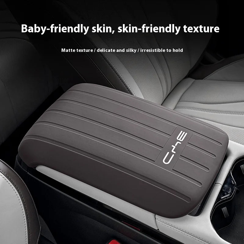 Fit For BYD Song Plus Seal U Sealion 6 Central Control Armrest Box Cover Silicone Handrest Box Pad Protection Cover