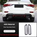 Car Styling Chrome ABS Plastic Front Rear Fog light Lamp Cover Trims Decoration For Nissan 14th 2020 2021 2022 23 Sentra Sylphy